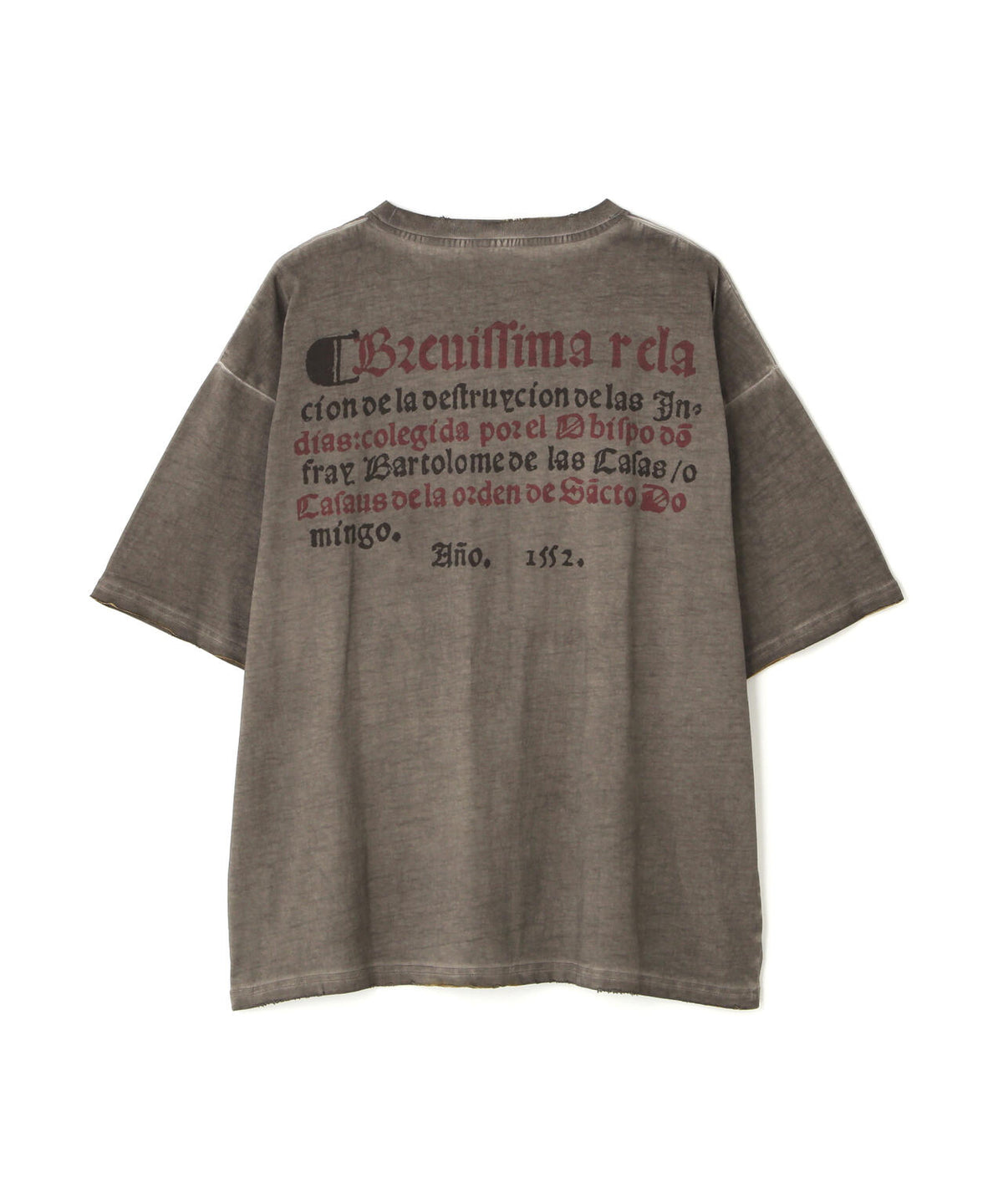 DankeSchon/ダンケシェーン/SPRAY BURN LOGO TEE