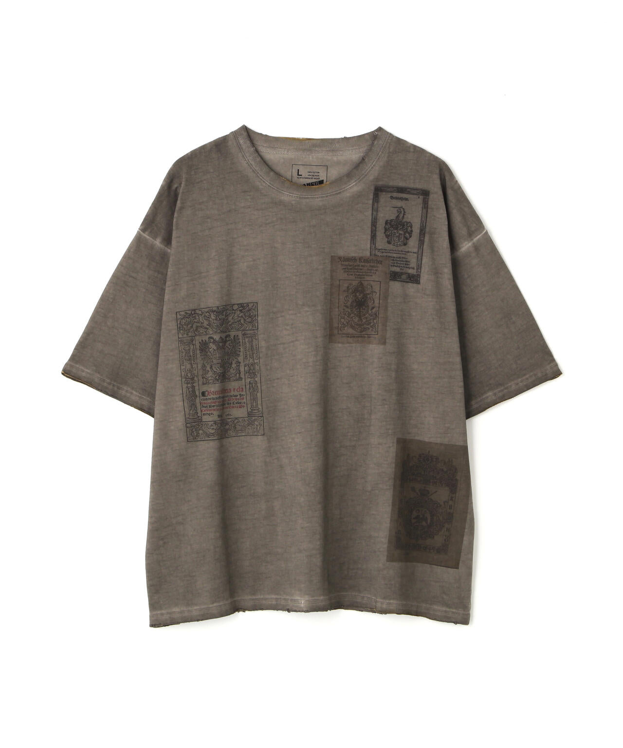 DankeSchon/ダンケシェーン/SPRAY BURN LOGO TEE