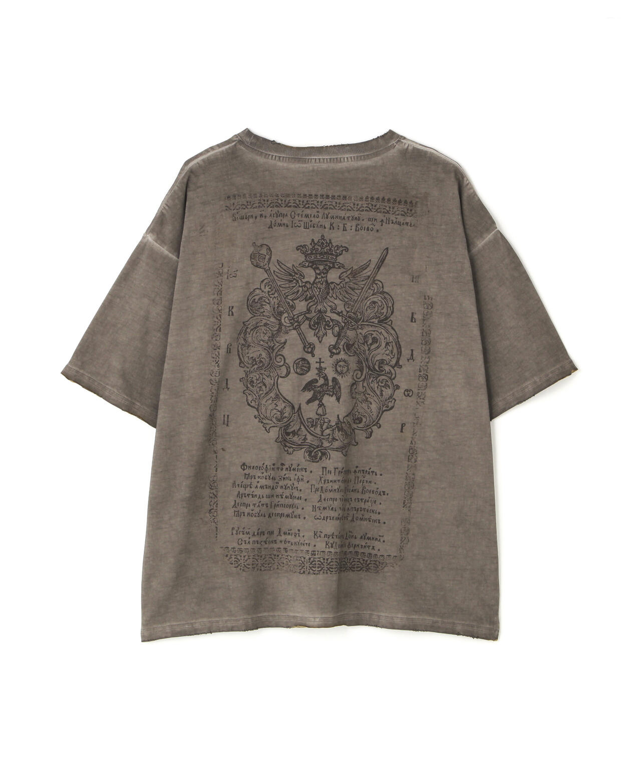 DankeSchon/ダンケシェーン/SPRAYBURN EMBLEM TEE