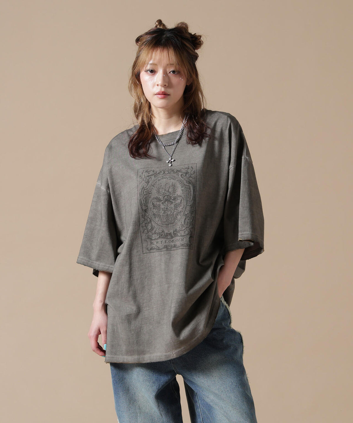 DankeSchon/ダンケシェーン/SPRAYBURN CALIFORNIA TEE