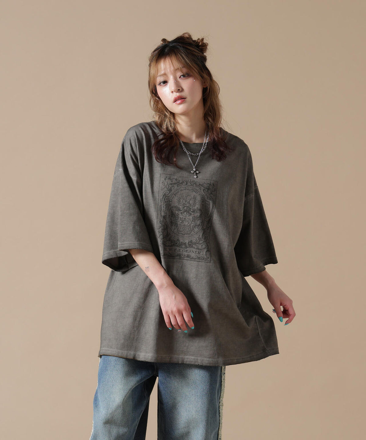 DankeSchon/ダンケシェーン/SPRAYBURN CALIFORNIA TEE