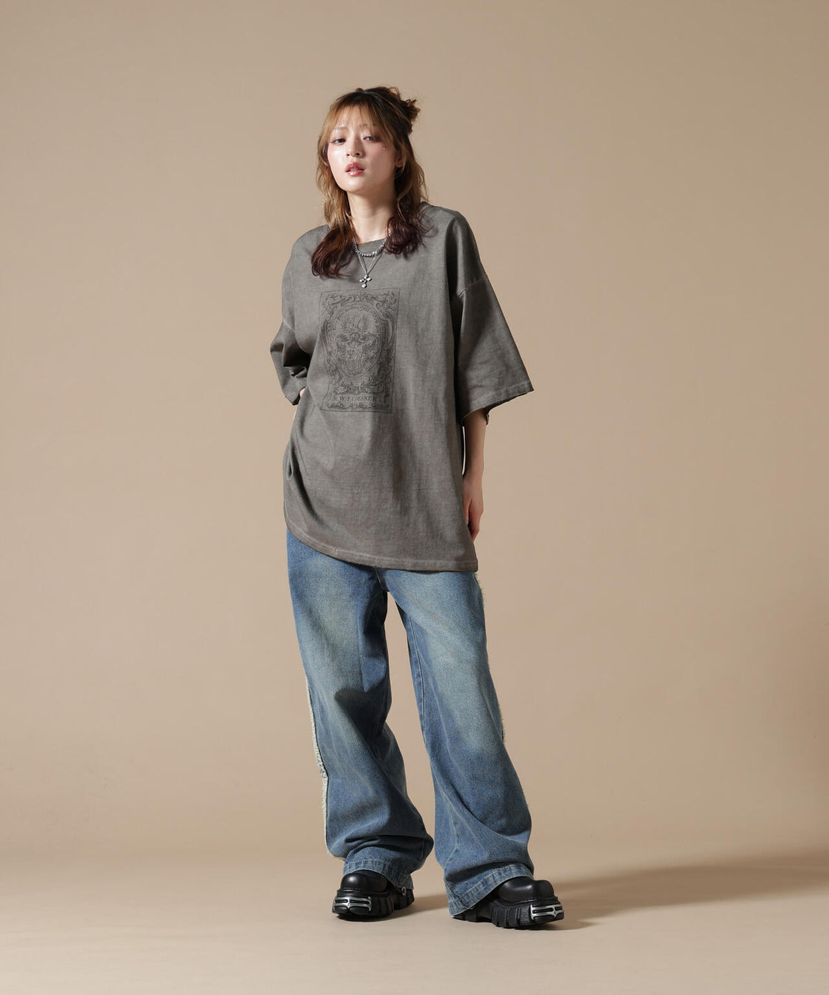 DankeSchon/ダンケシェーン/SPRAYBURN CALIFORNIA TEE