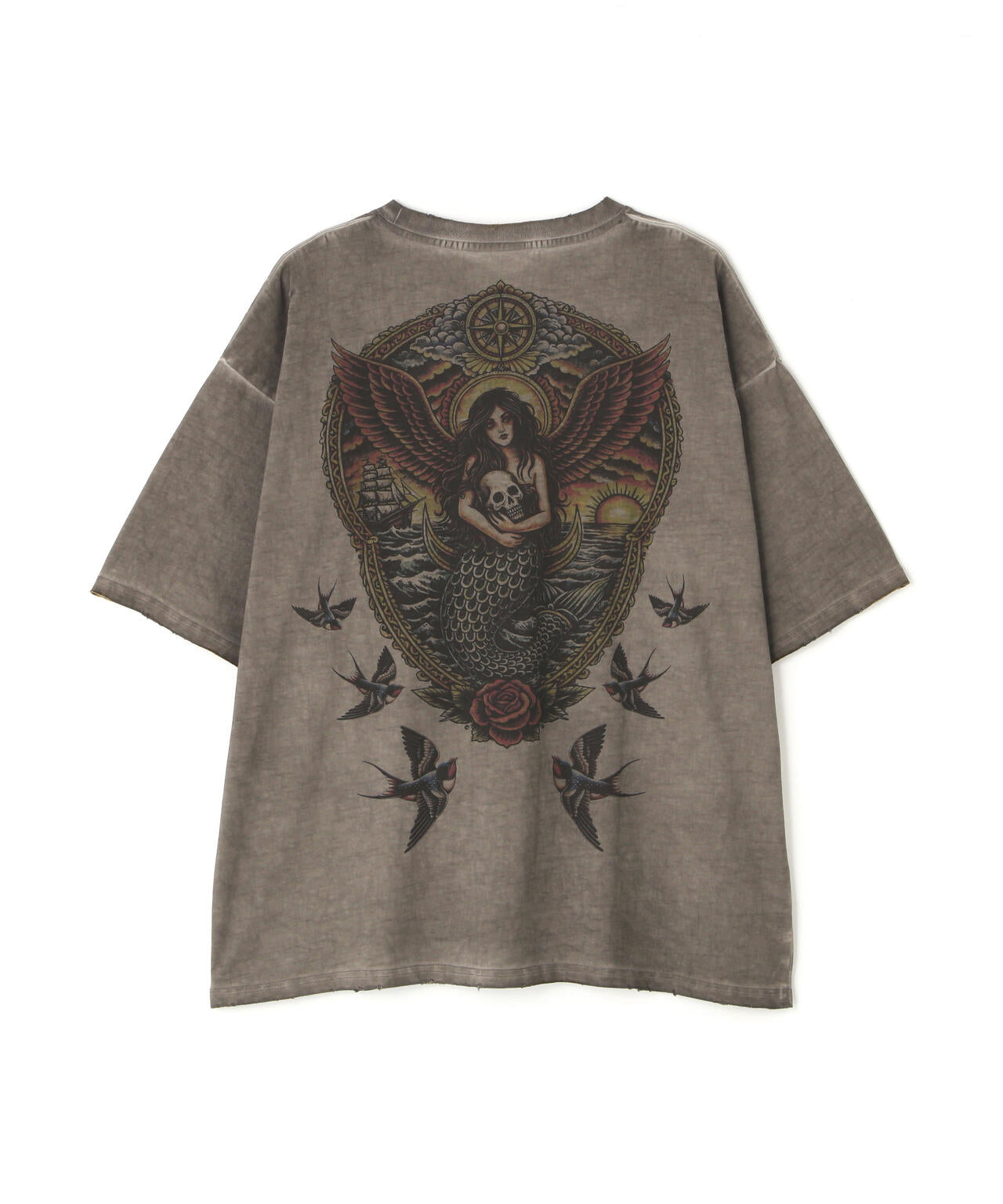 DankeSchon/ダンケシェーン/SPRAYBURN CALIFORNIA TEE