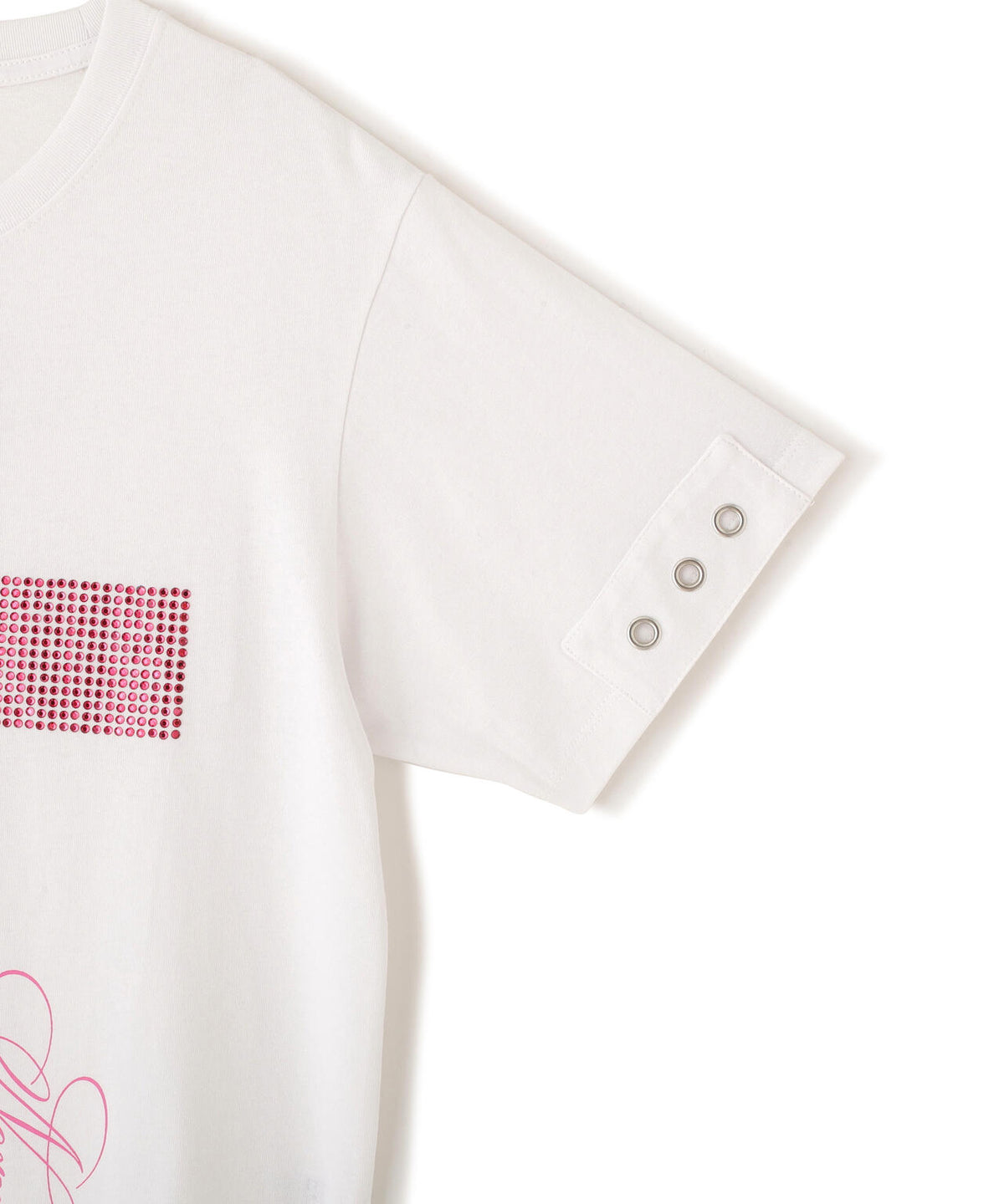 NoRemid/ノーリミッド/【LHP EXCLUSIVE】Cross Rhinestone S/S Tee