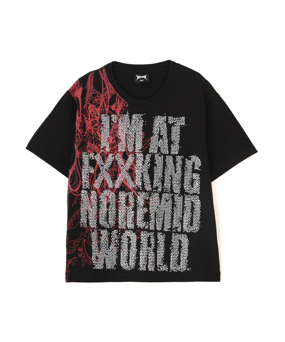 NoRemid/ノーリミッド/【LHP EXCLUSIVE】Logo Rhinestone S/S Tee