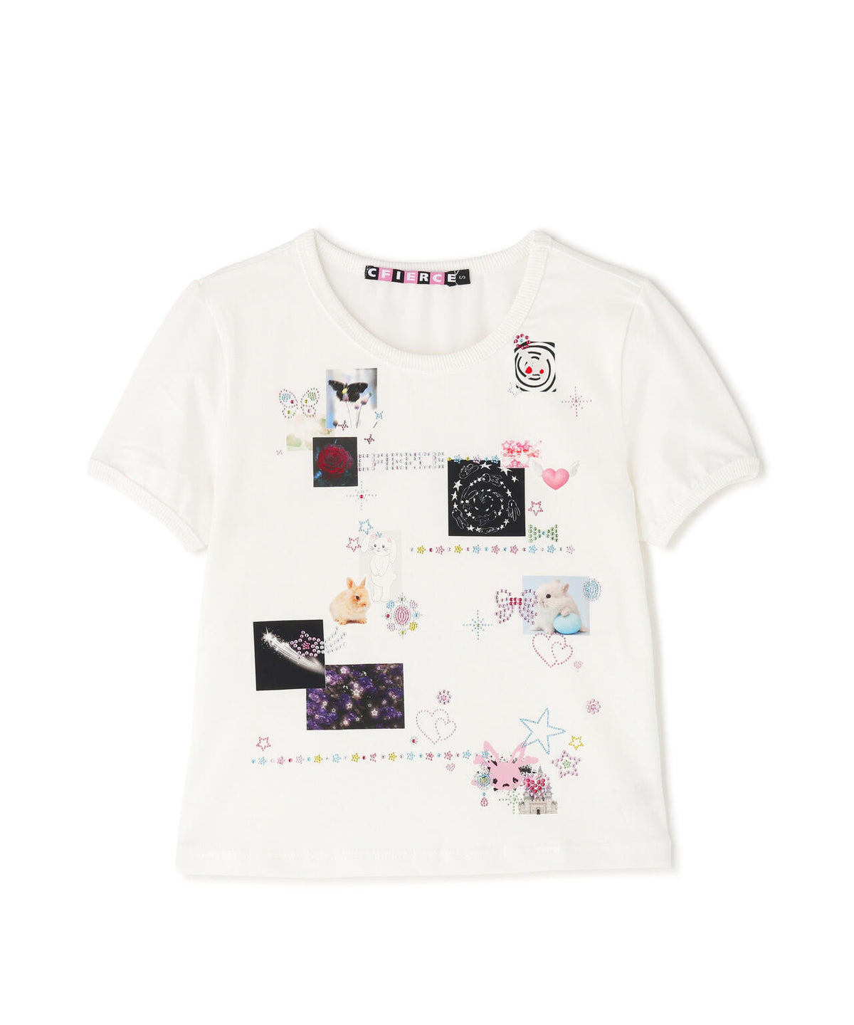 CFIERCE/フィアス/STICKER T-SHIRT
