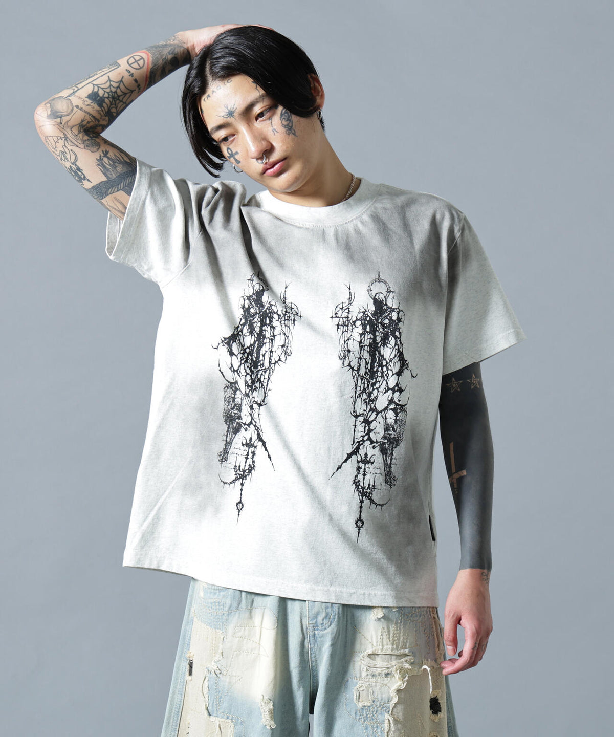 180cm B:87 W:66 H:84 着用サイズ:L
