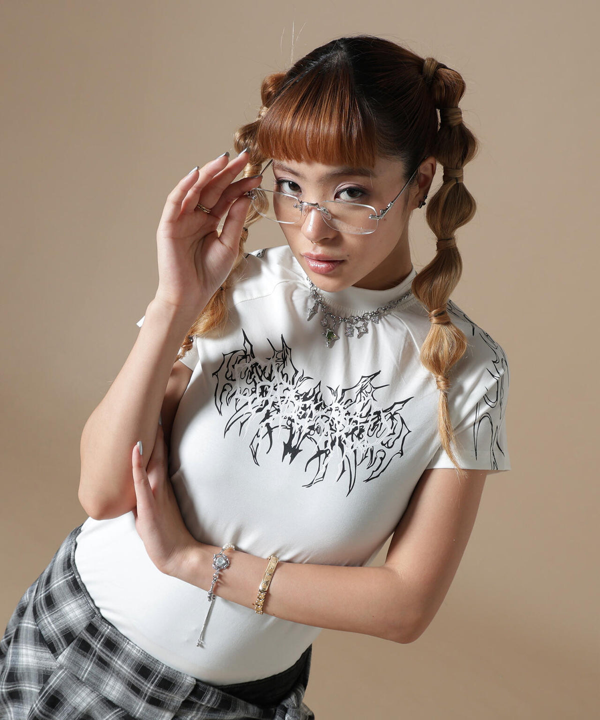 MAVYTH/メヴィス/TRIBAL HIGH NECK TEE
