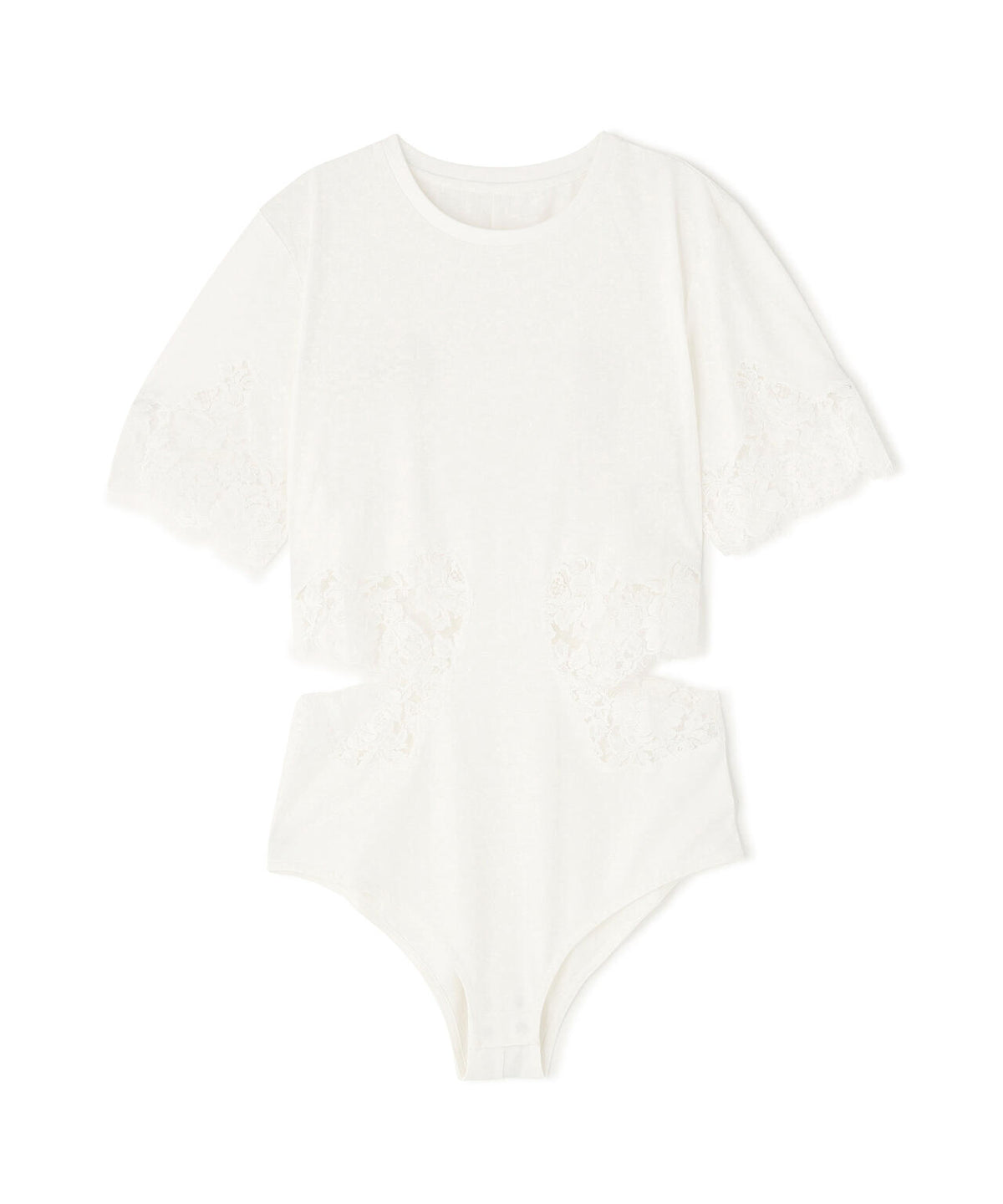 CLANE/クラネ/SIDE LACE CUT OUT BODYSUITS