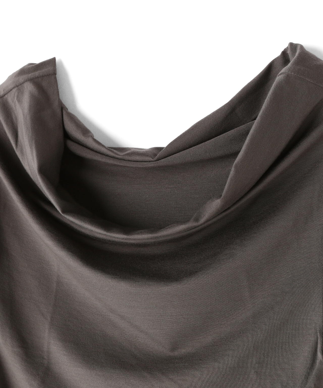 CLANE/クラネ/DRAPED OFF SHOULDER H/S TOPS