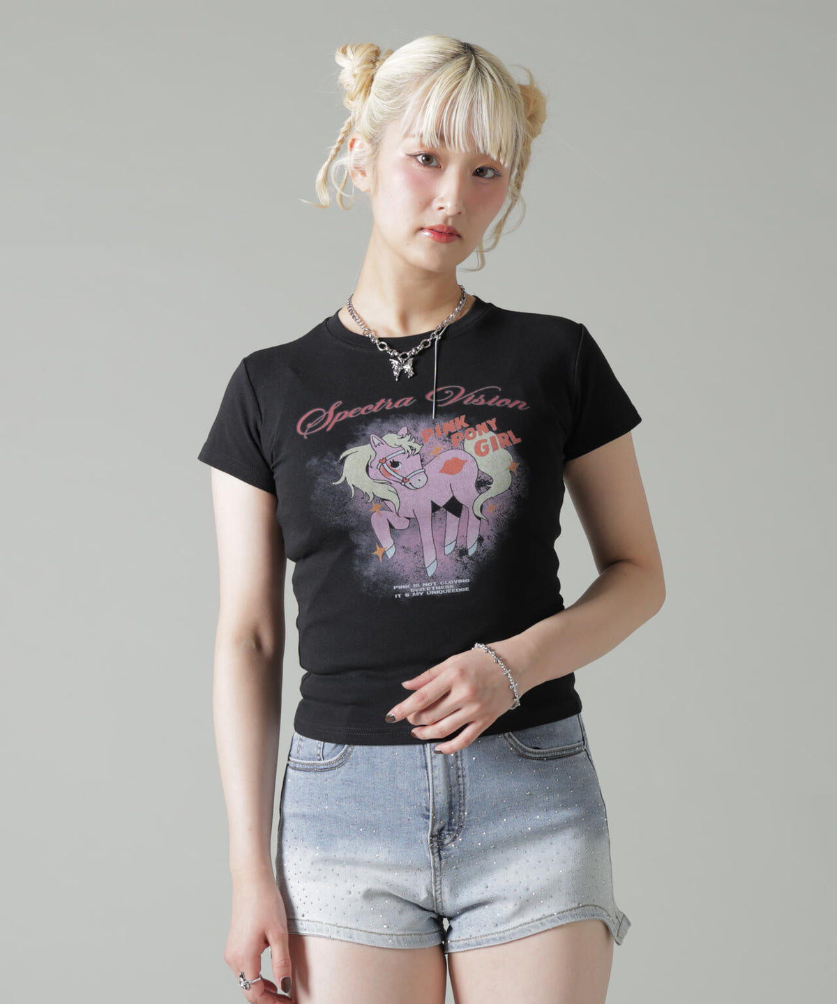 MAVYTH/メヴィス/PINK PONY GIRL TEE