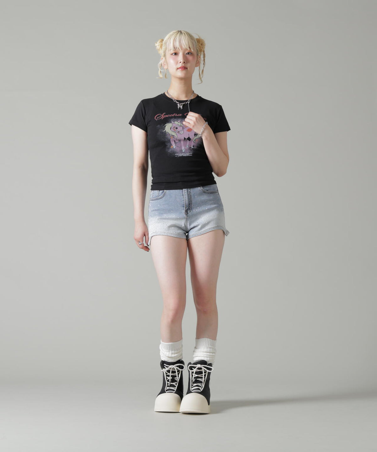 MAVYTH/メヴィス/PINK PONY GIRL TEE