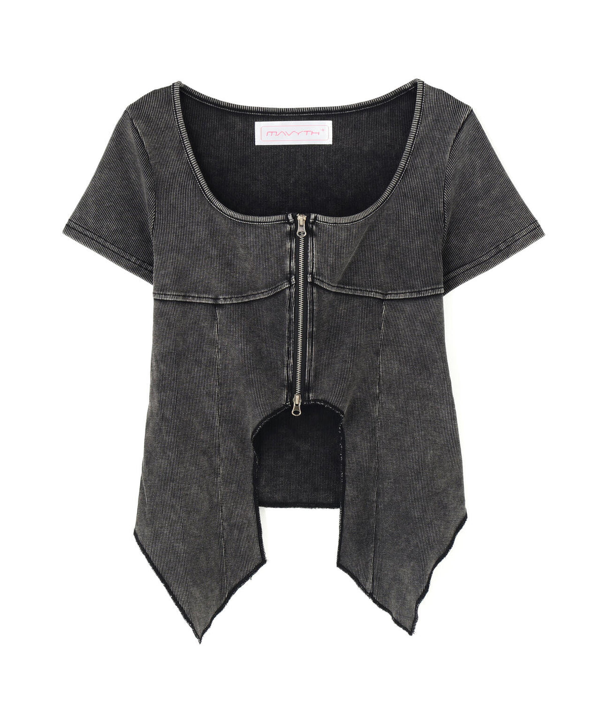 MAVYTH/メヴィス/FRONT ZIP SHORT TOPS