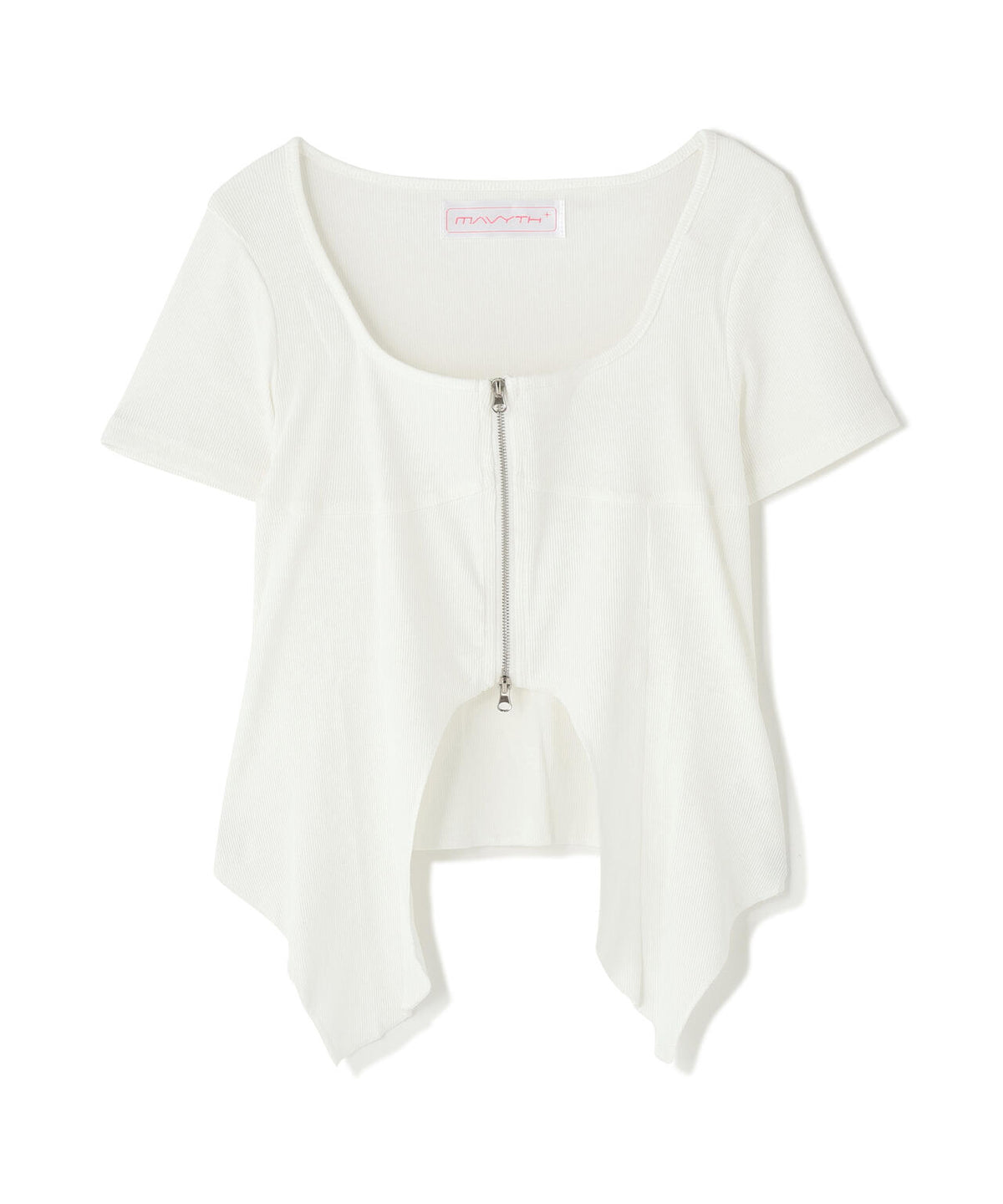 MAVYTH/メヴィス/FRONT ZIP SHORT TOPS