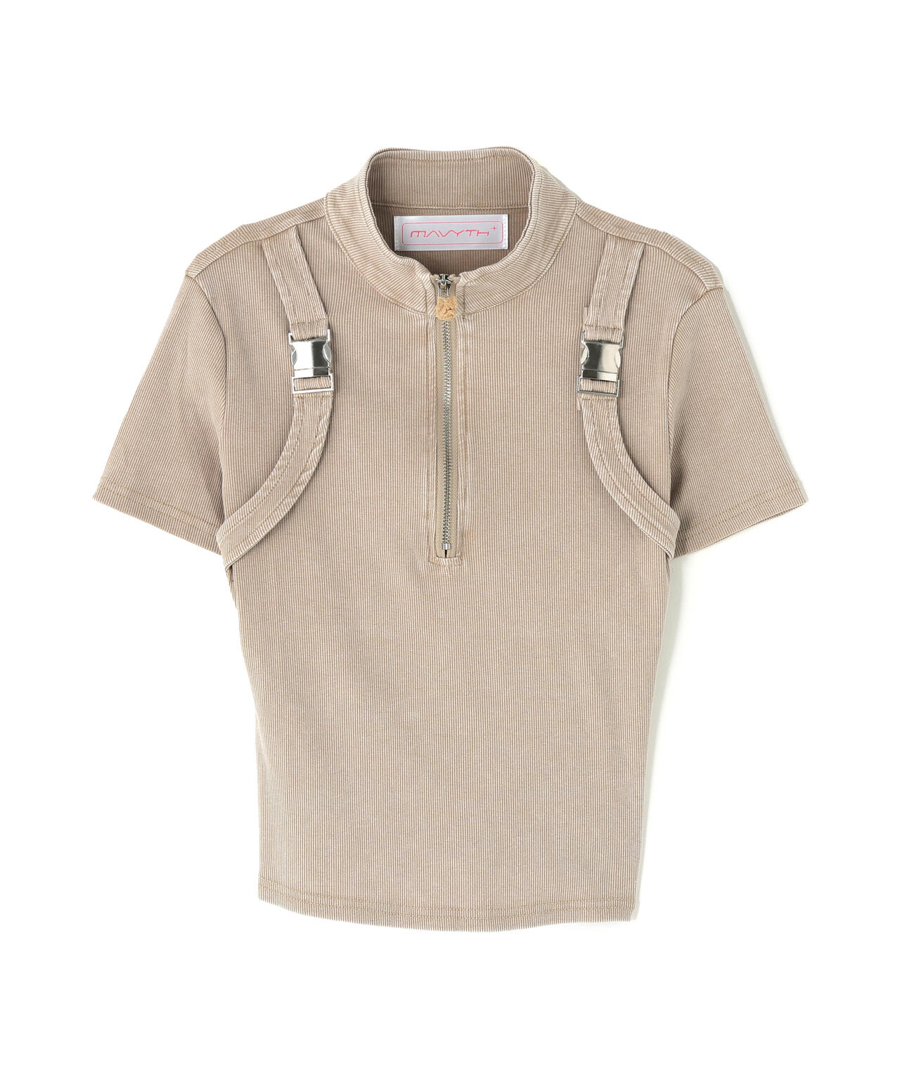 MAVYTH/メヴィス/HALF ZIP BELT TOPS