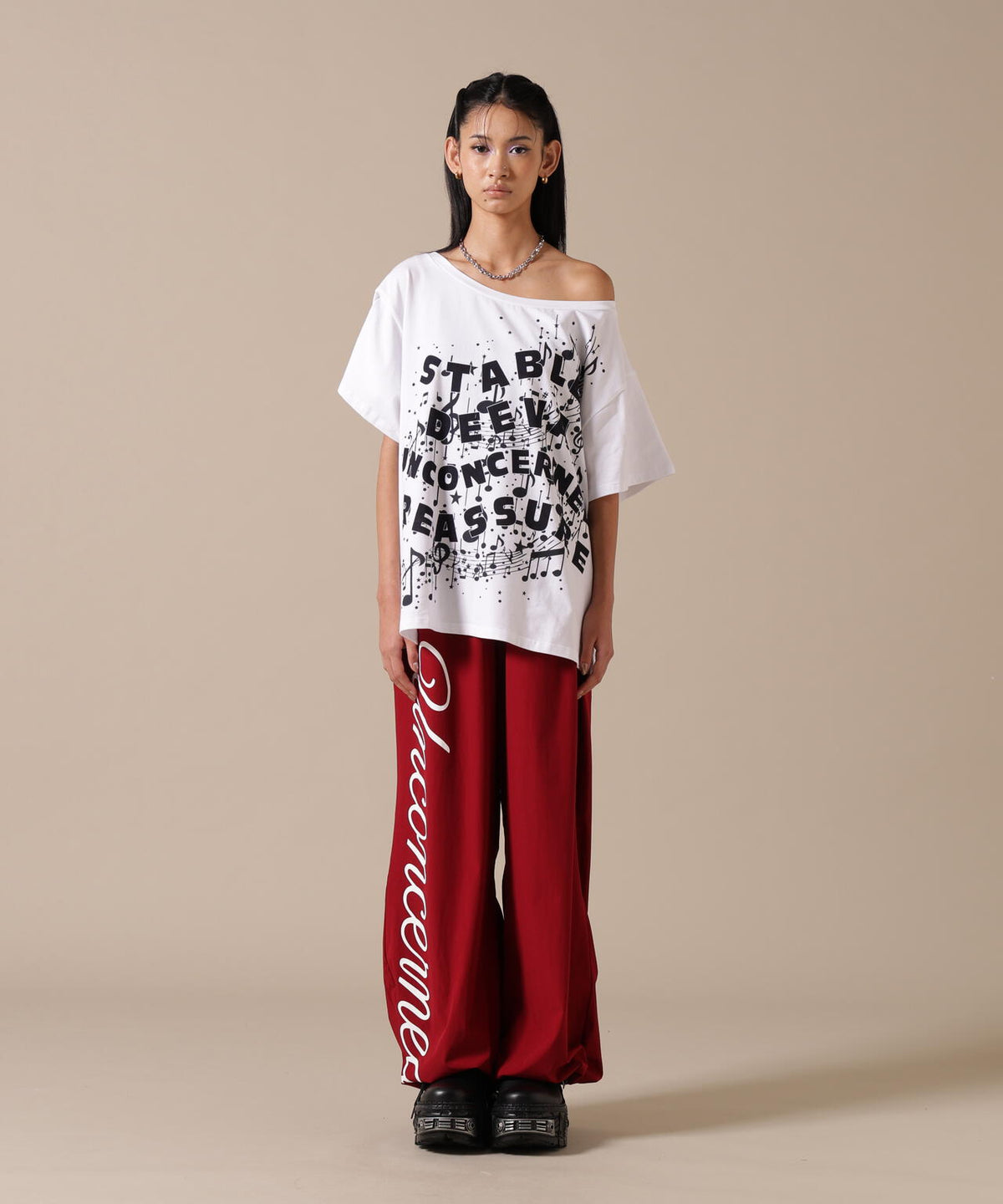 DeEVA/ディーヴァ/off-Shoulder Tee