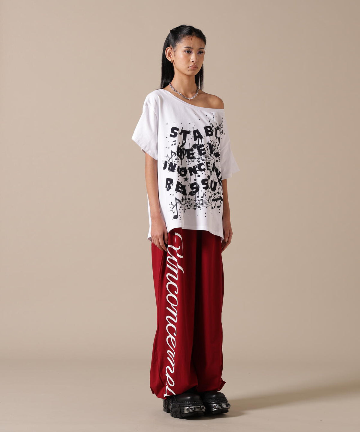 DeEVA/ディーヴァ/off-Shoulder Tee