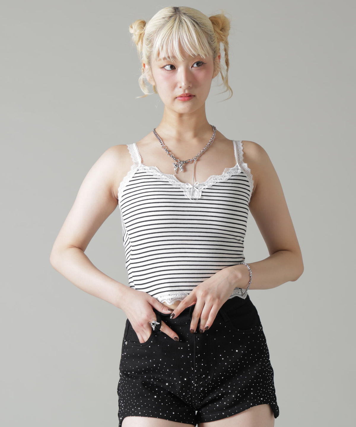 MAVYTH/メヴィス/BORDER CAMISOLE