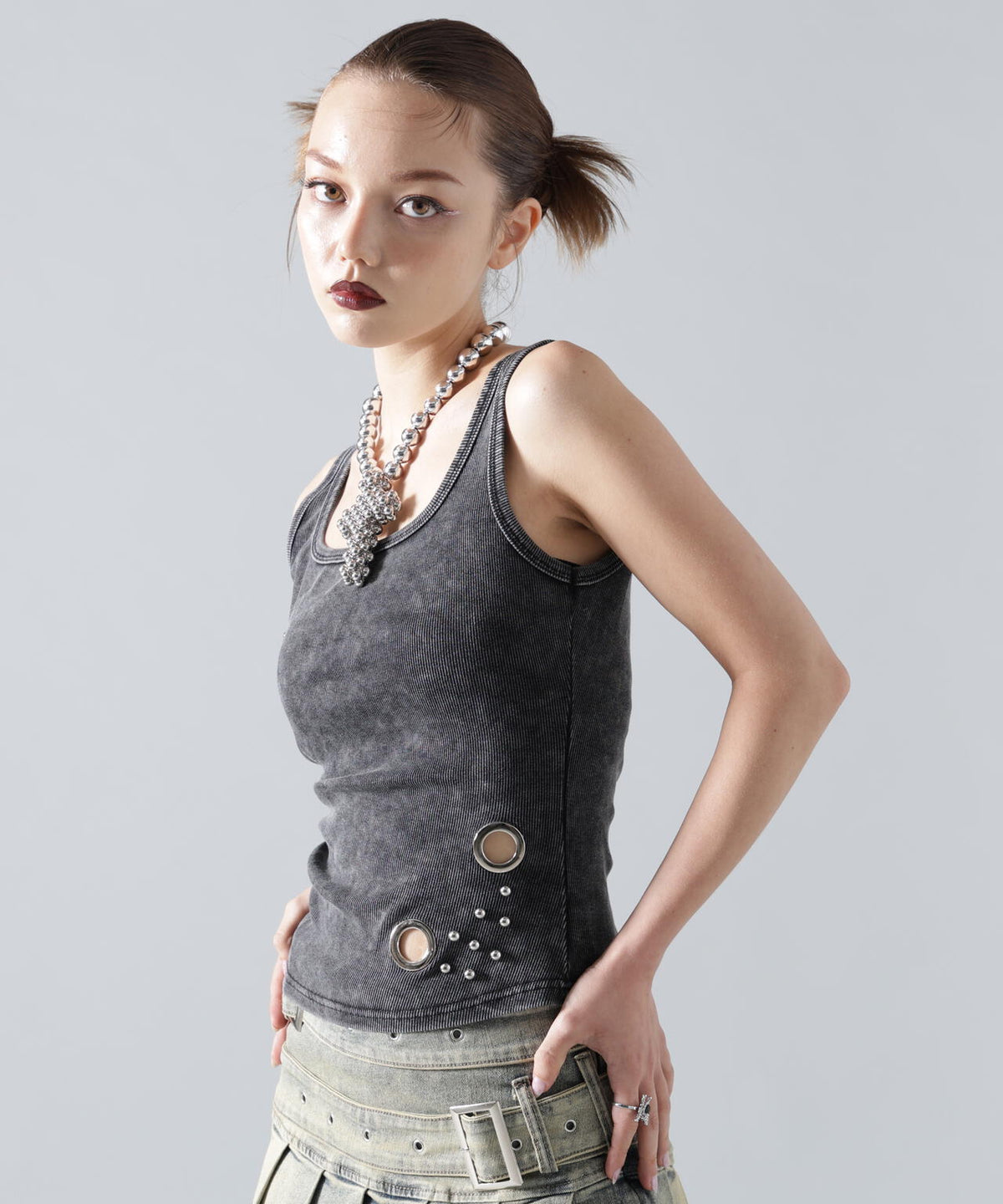 MAVYTH/メヴィス/EYELET TANKTOP
