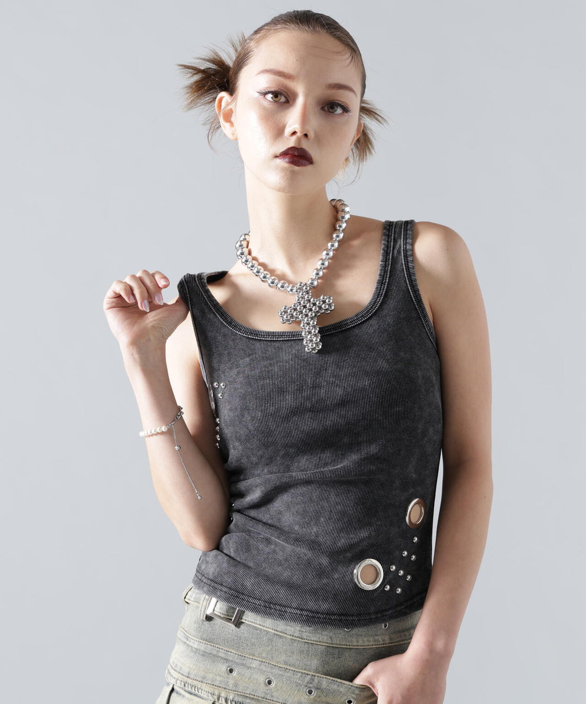 MAVYTH/メヴィス/EYELET TANKTOP