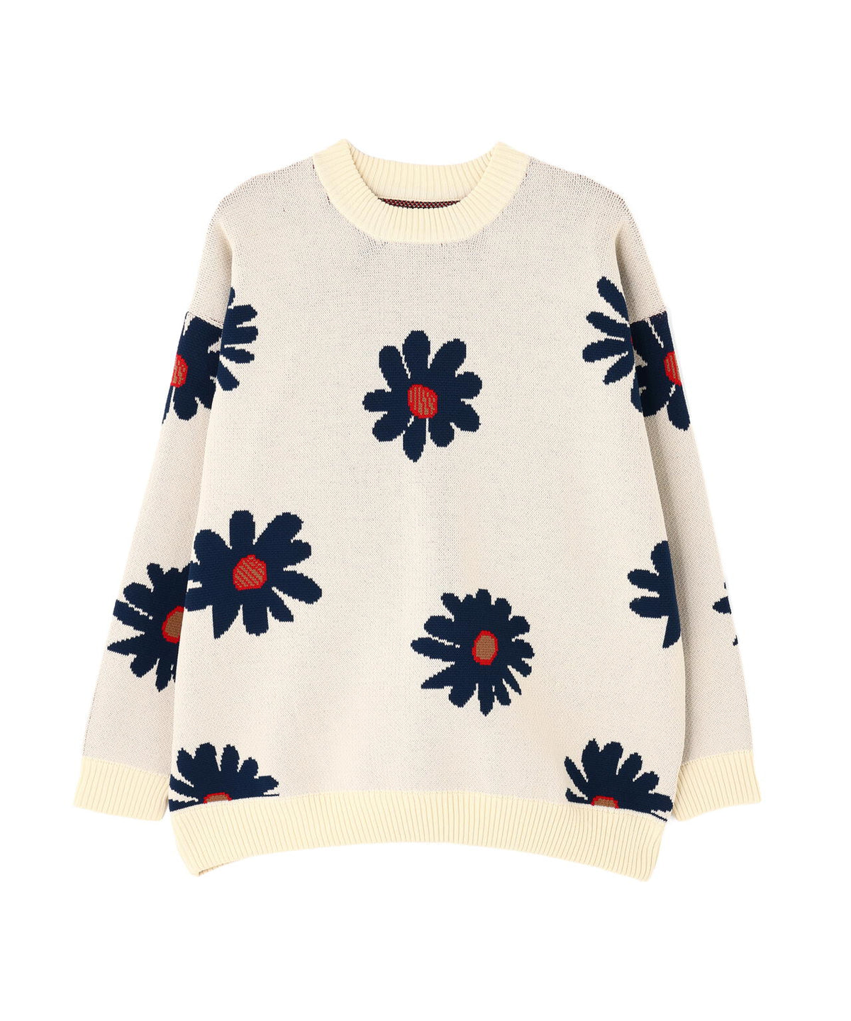 【WEB&DEPOT限定】DankeSchon/ダンケシェーン/AIRY FLOWER CREWNECK