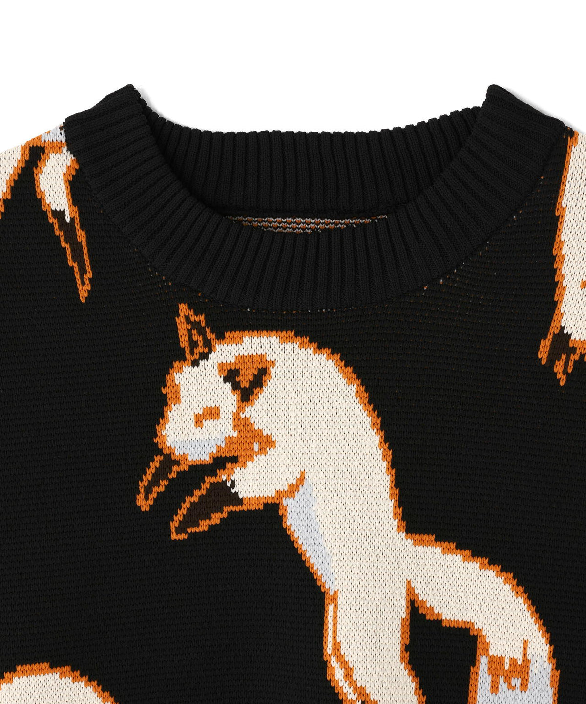 【WEB&DEPOT限定】DankeSchon/ダンケシェーン/AIRY FOX CREWNECK