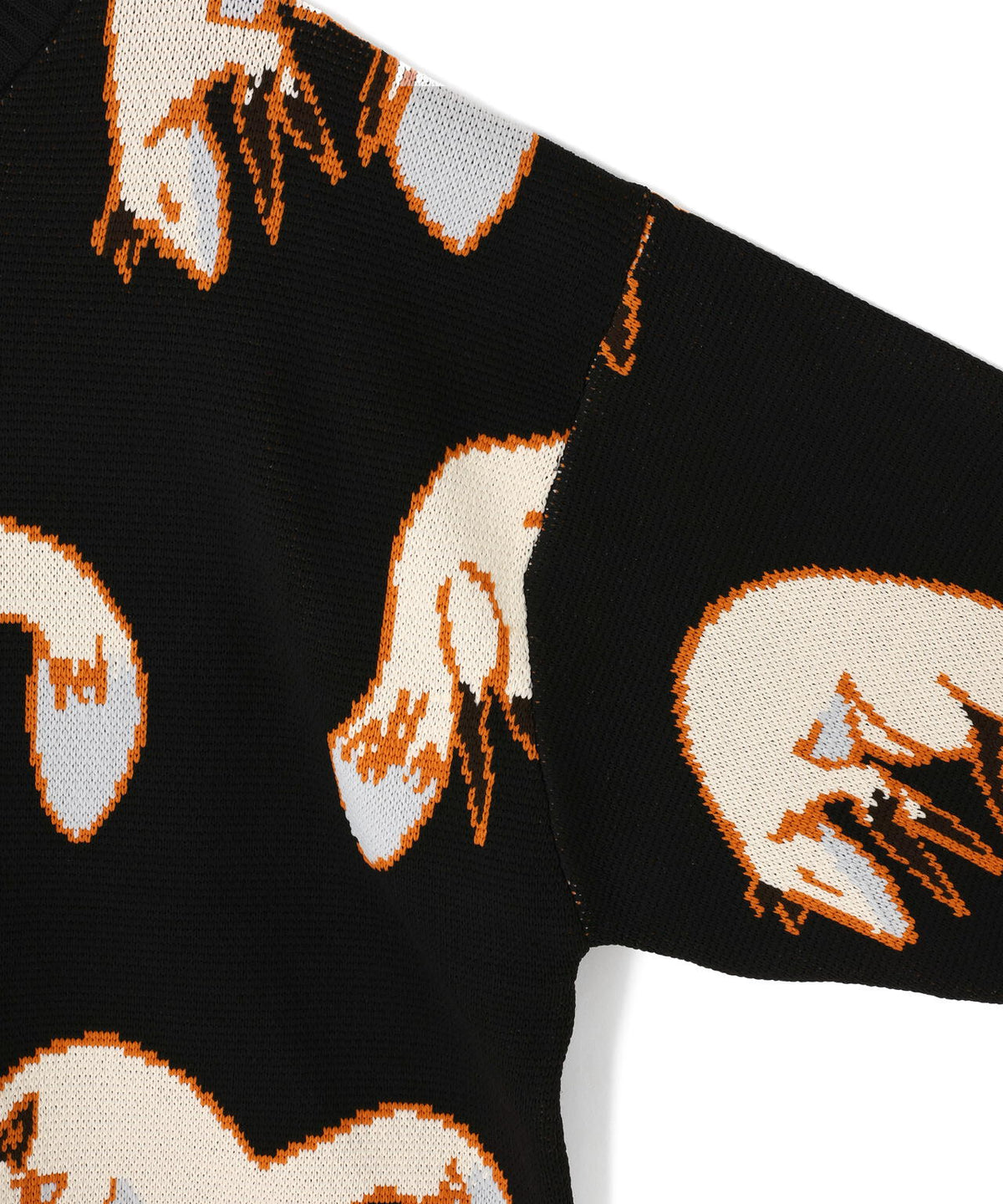 【WEB&DEPOT限定】DankeSchon/ダンケシェーン/AIRY FOX CREWNECK
