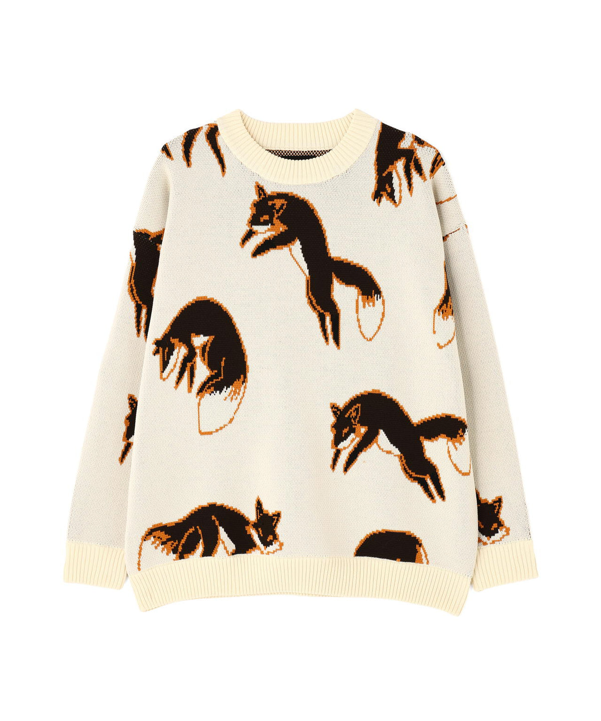 【WEB&DEPOT限定】DankeSchon/ダンケシェーン/AIRY FOX CREWNECK