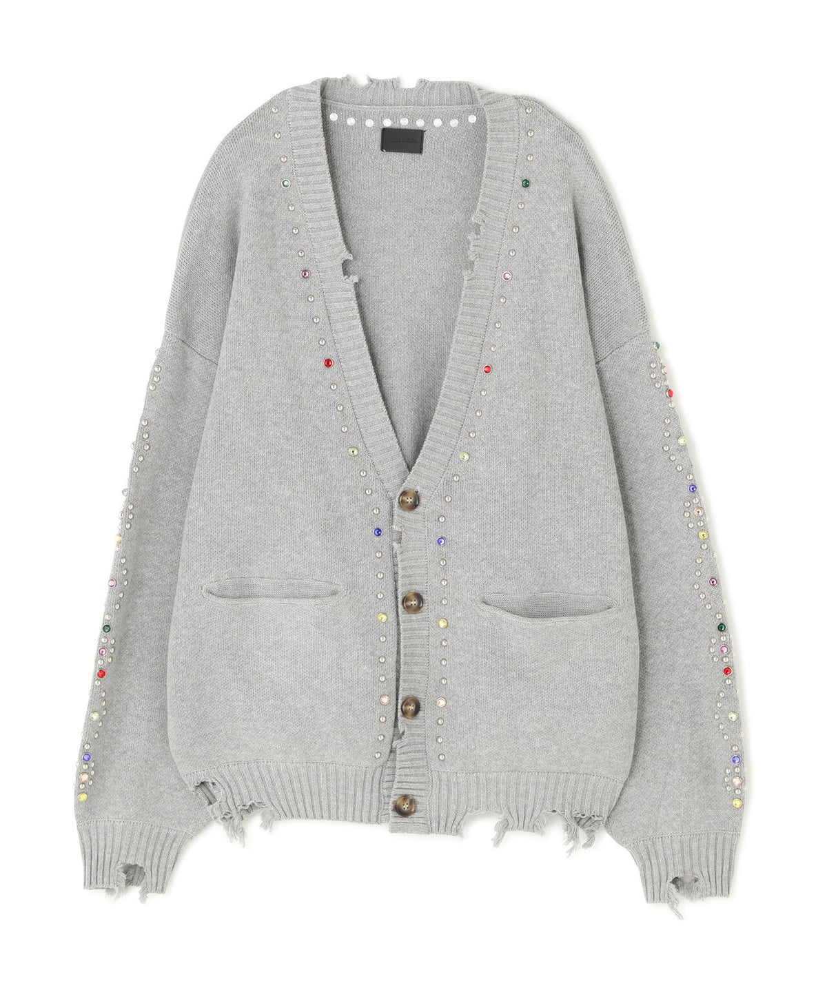 DankeSchon/ダンケシェーン/COTTON WJQ STUDS CARDIGAN