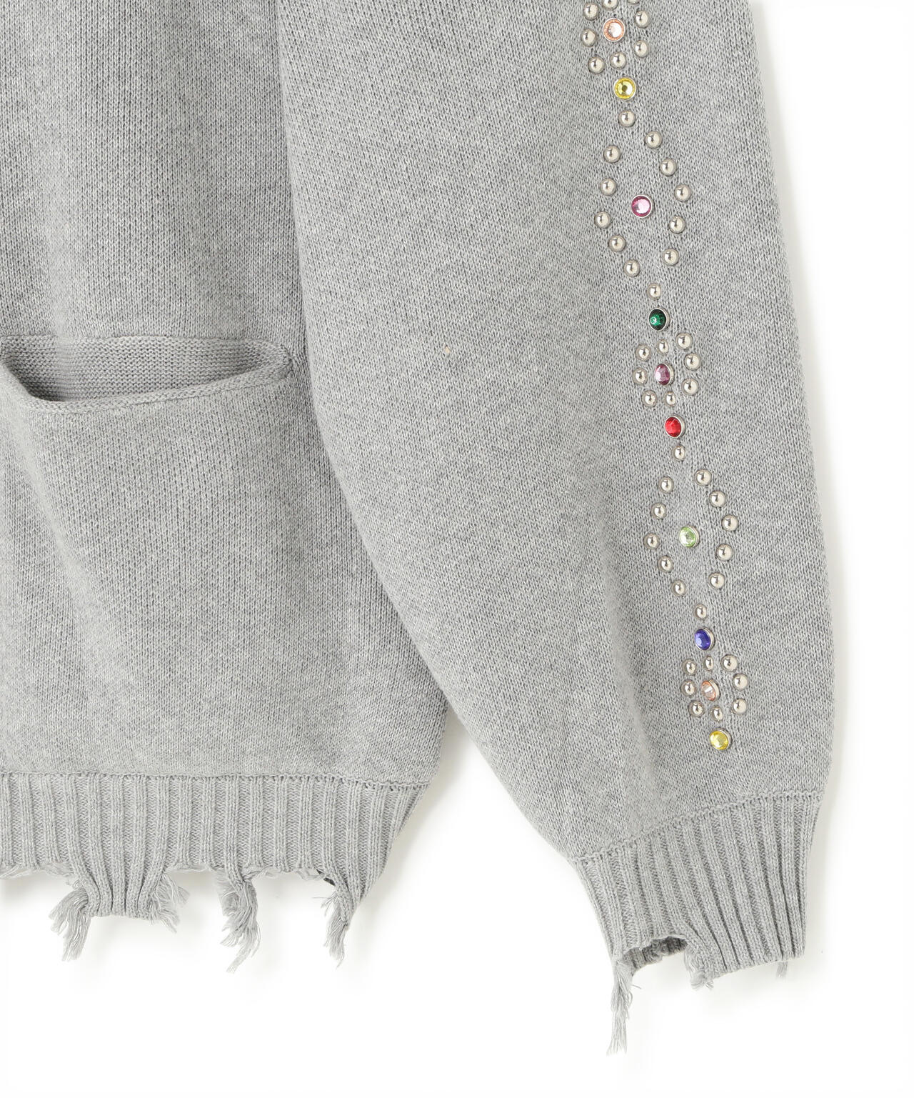 DankeSchon/ダンケシェーン/COTTON WJQ STUDS CARDIGAN