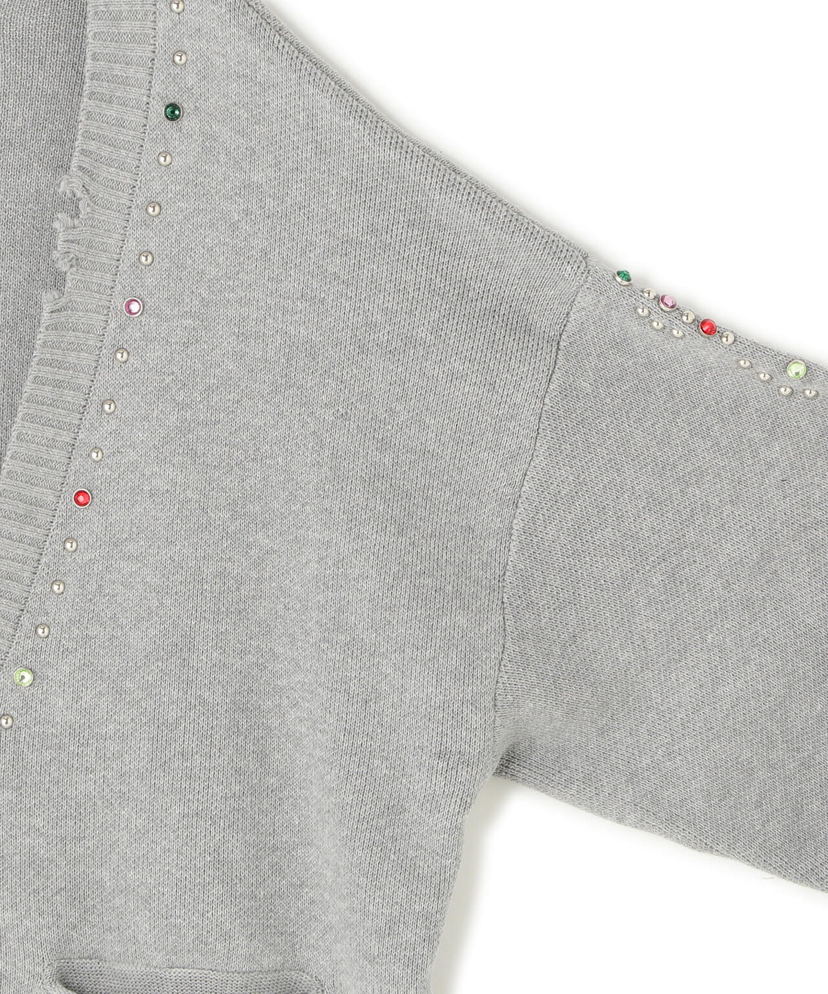 DankeSchon/ダンケシェーン/COTTON WJQ STUDS CARDIGAN