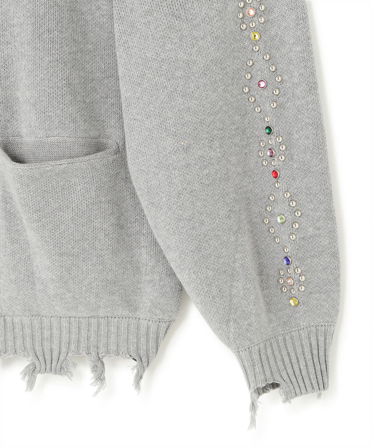 DankeSchon/ダンケシェーン/COTTON WJQ STUDS CARDIGAN