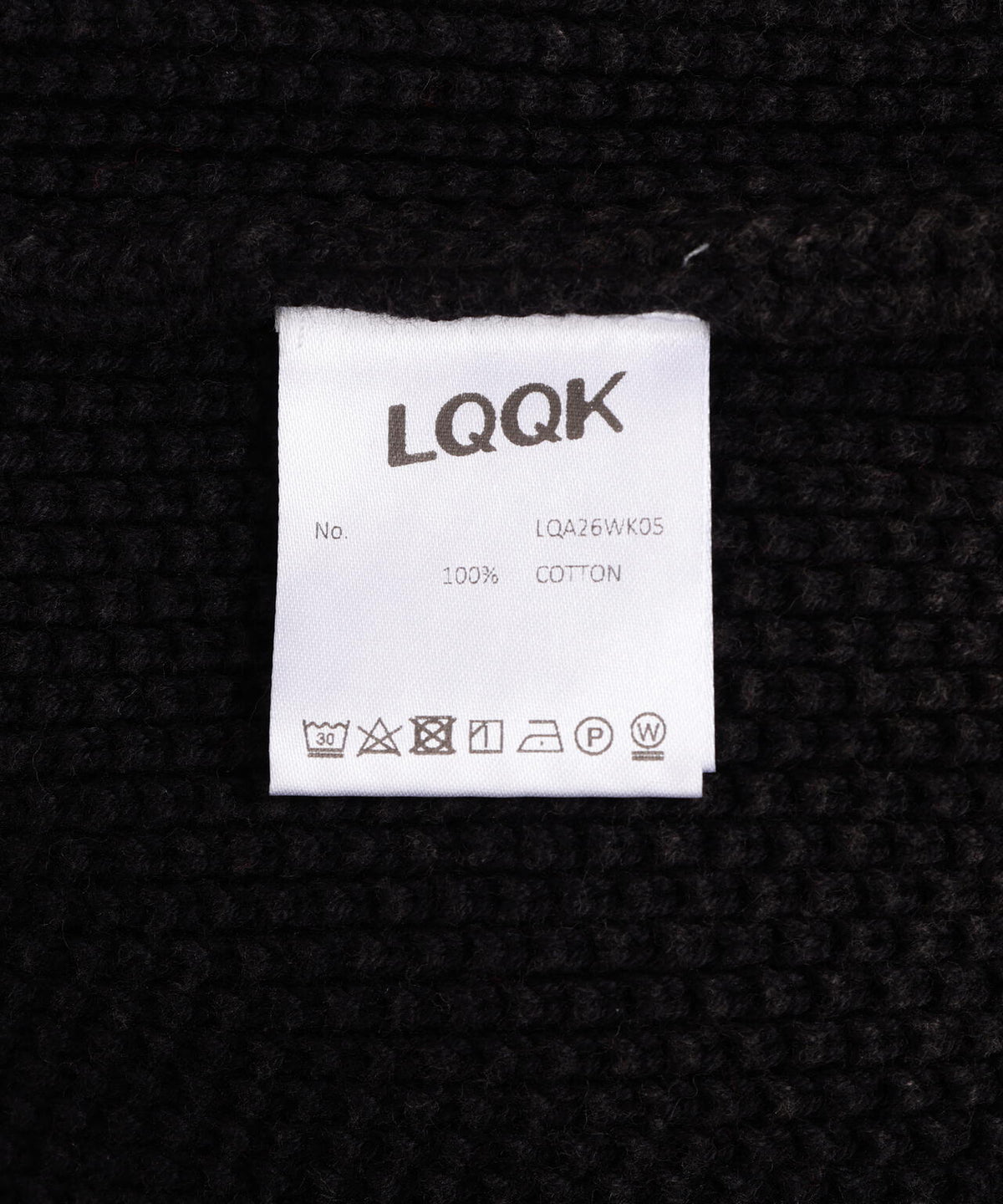 LQQK STUDIO/ルックスタジオ/WAFFLE KNIT CREW