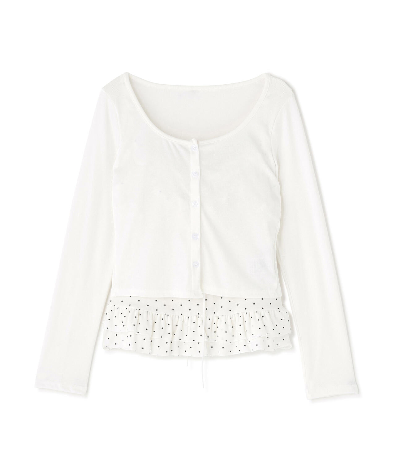 DeEVA/ディーヴァ/Dot Camisole & Cardigan