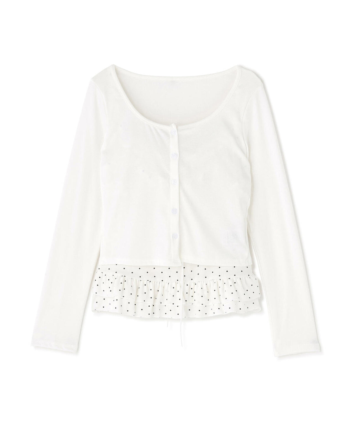DeEVA/ディーヴァ/Dot Camisole & Cardigan