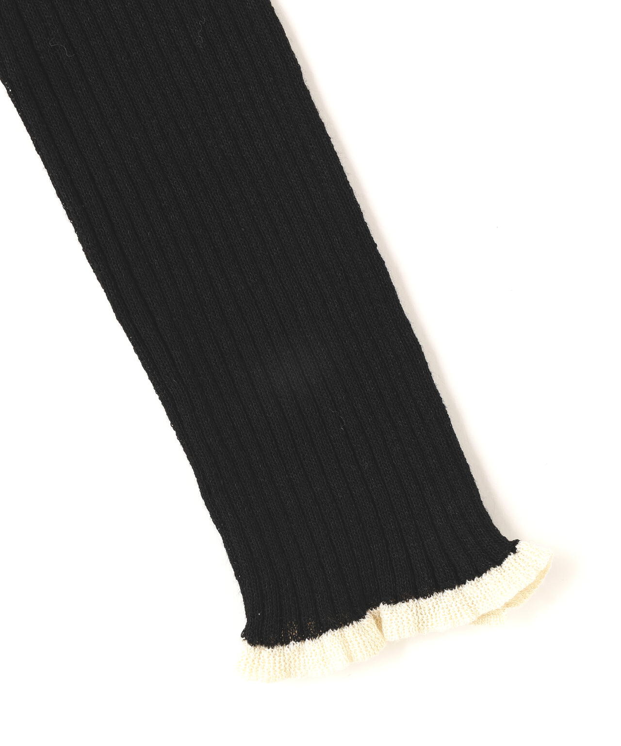 CLANE/クラネ/CONTRAST TRIM SHEER KNIT CARDIGAN