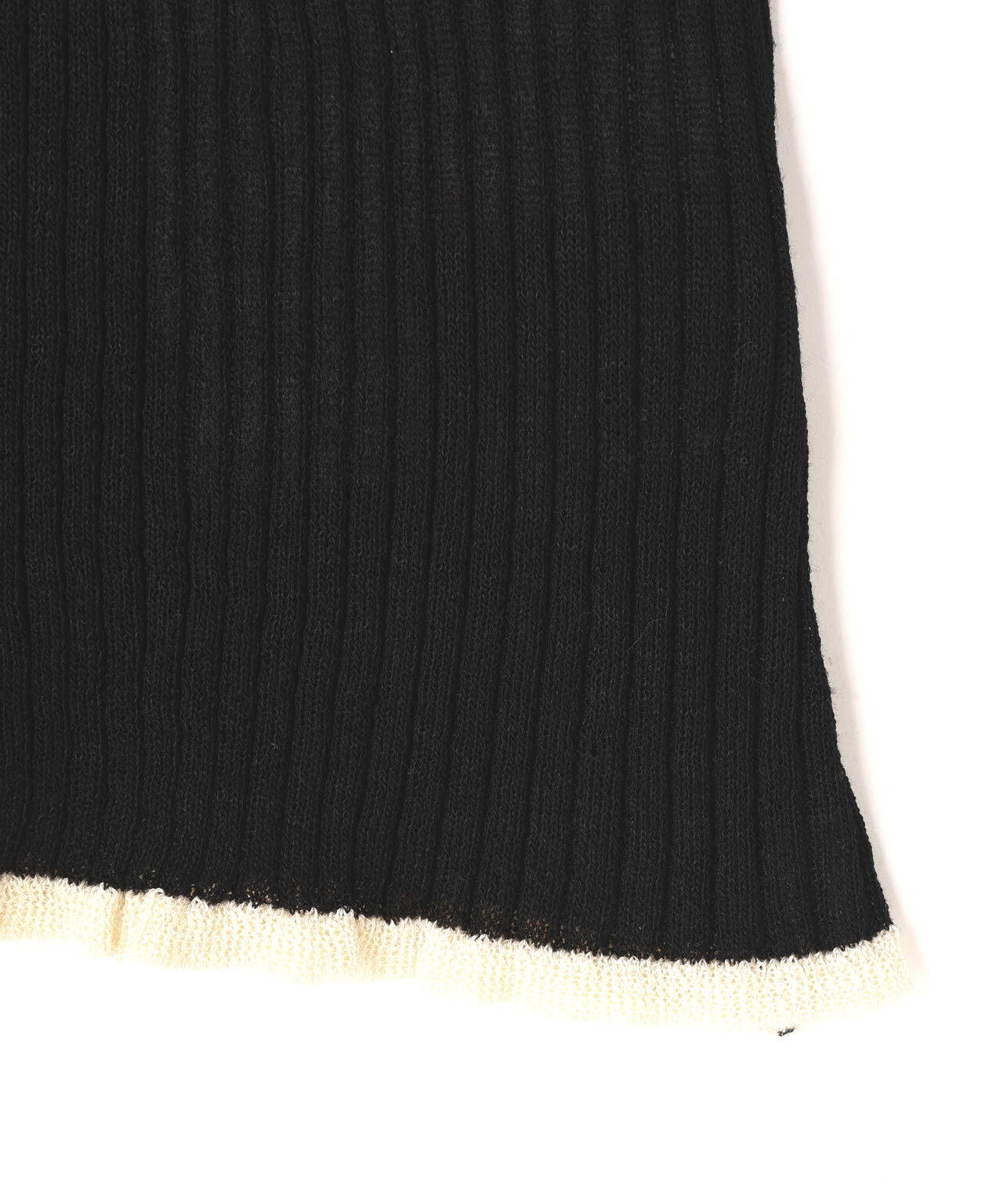 CLANE/クラネ/CONTRAST TRIM SHEER KNIT CARDIGAN