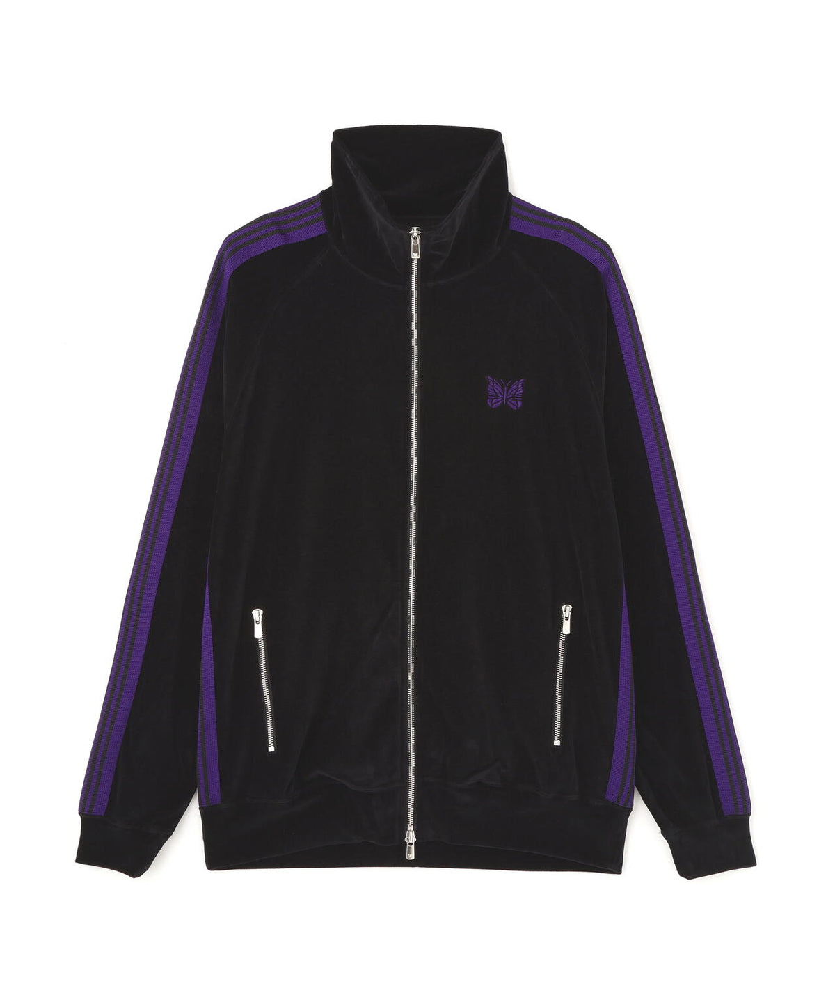 NEEDLES/ニードルズ/【LHP EXCLUSIVE】TRACK JACKET - C/PE VELOUR(BLACK)