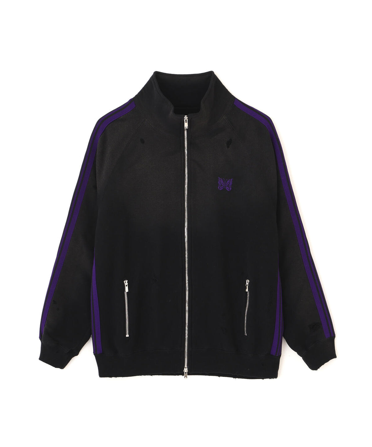 NEEDLES/ニードルズ/TRACK JACKET - COTTON JERSEY DAMAGE