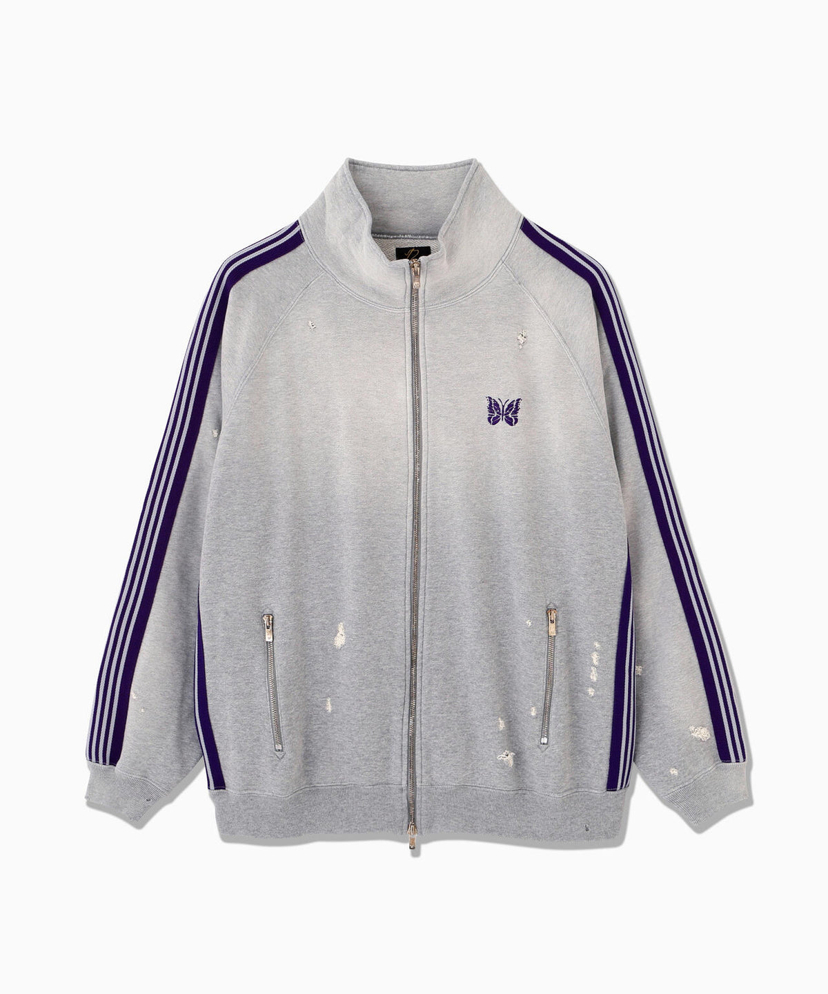 NEEDLES/ニードルズ/TRACK JACKET - COTTON JERSEY DAMAGE