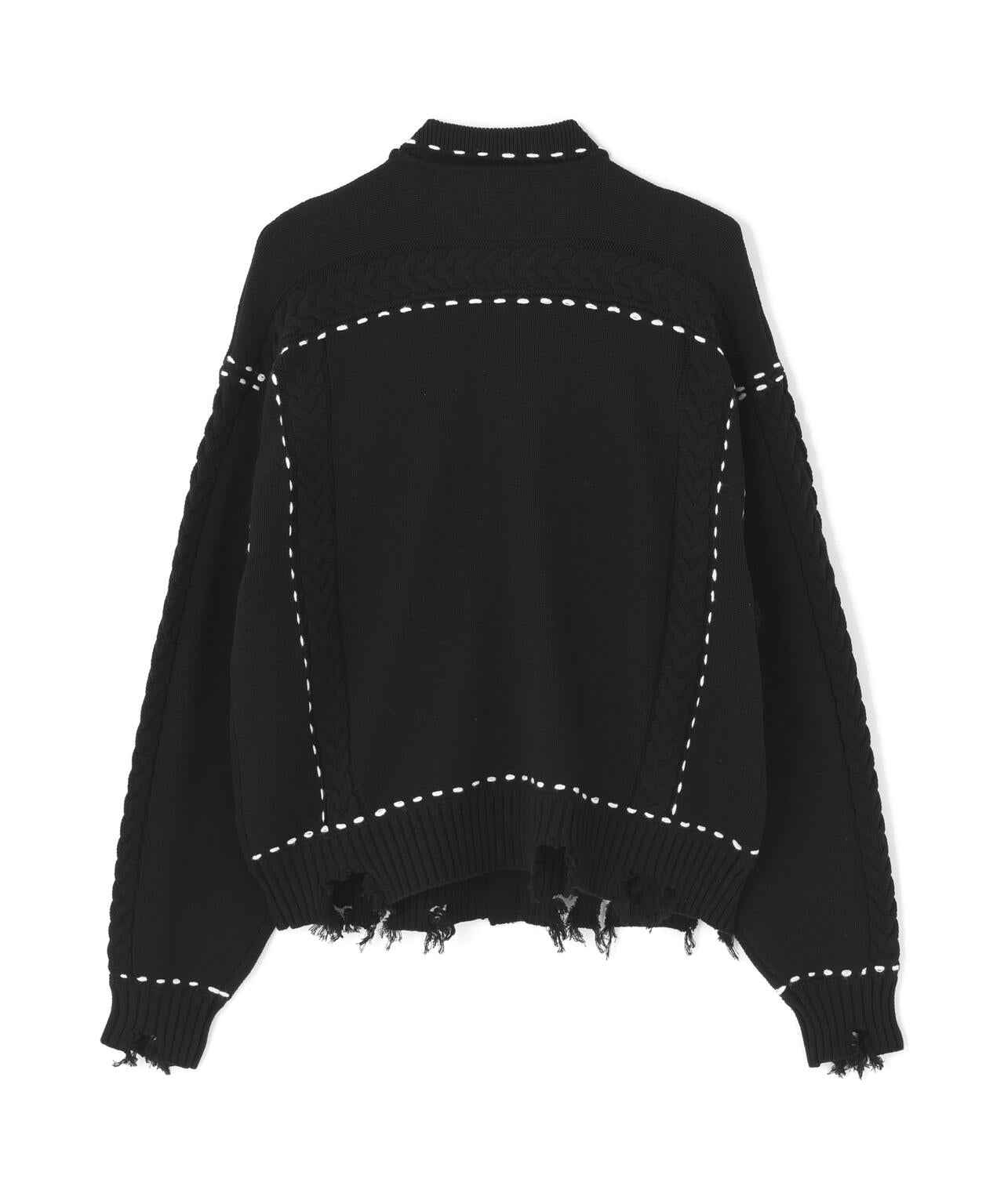 【WEB&DEPOT限定】DankeSchon/ダンケシェーン/HAND STITCH KNIT JACKET