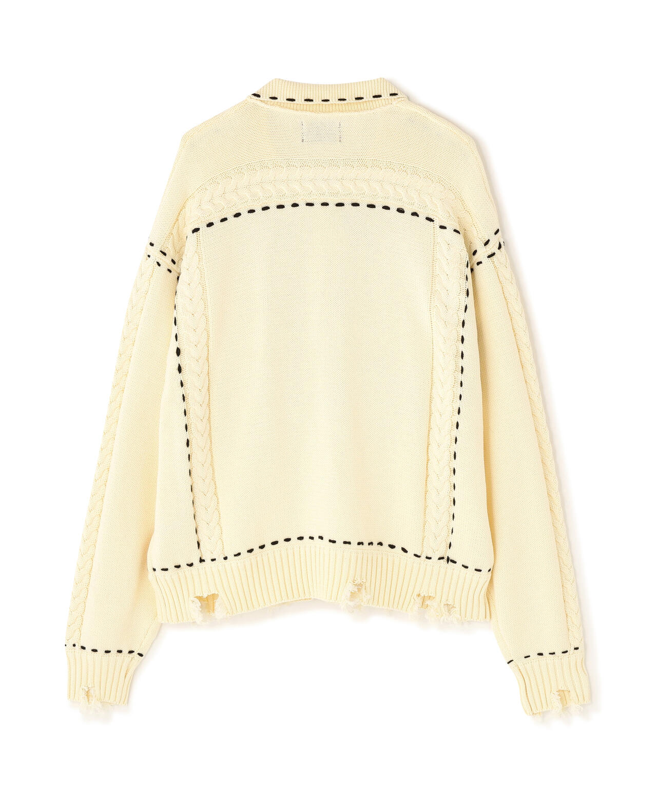 【WEB&DEPOT限定】DankeSchon/ダンケシェーン/HAND STITCH KNIT JACKET