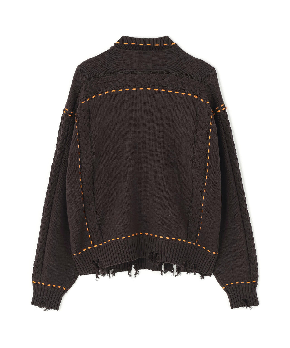 【WEB&DEPOT限定】DankeSchon/ダンケシェーン/HAND STITCH KNIT JACKET