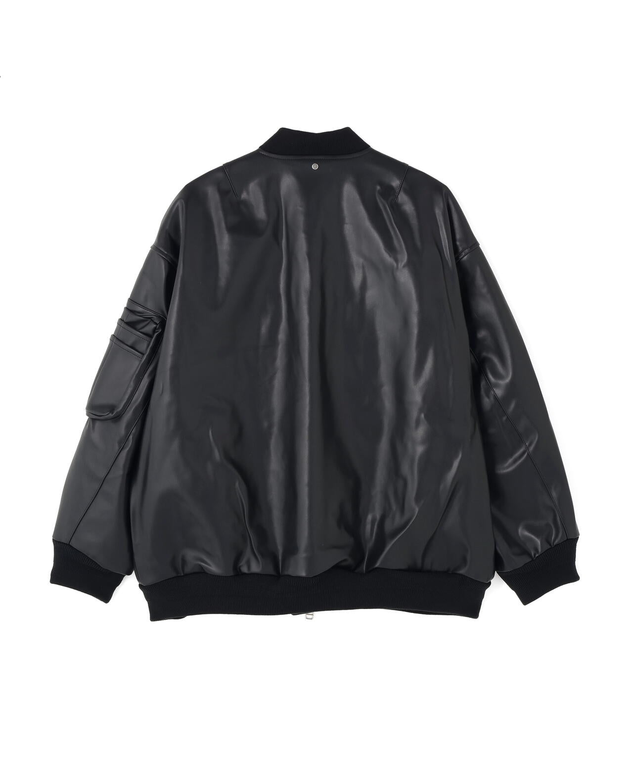 DankeSchon/ダンケシェーン/FAUXLEATHER OVERSIZED MA-1