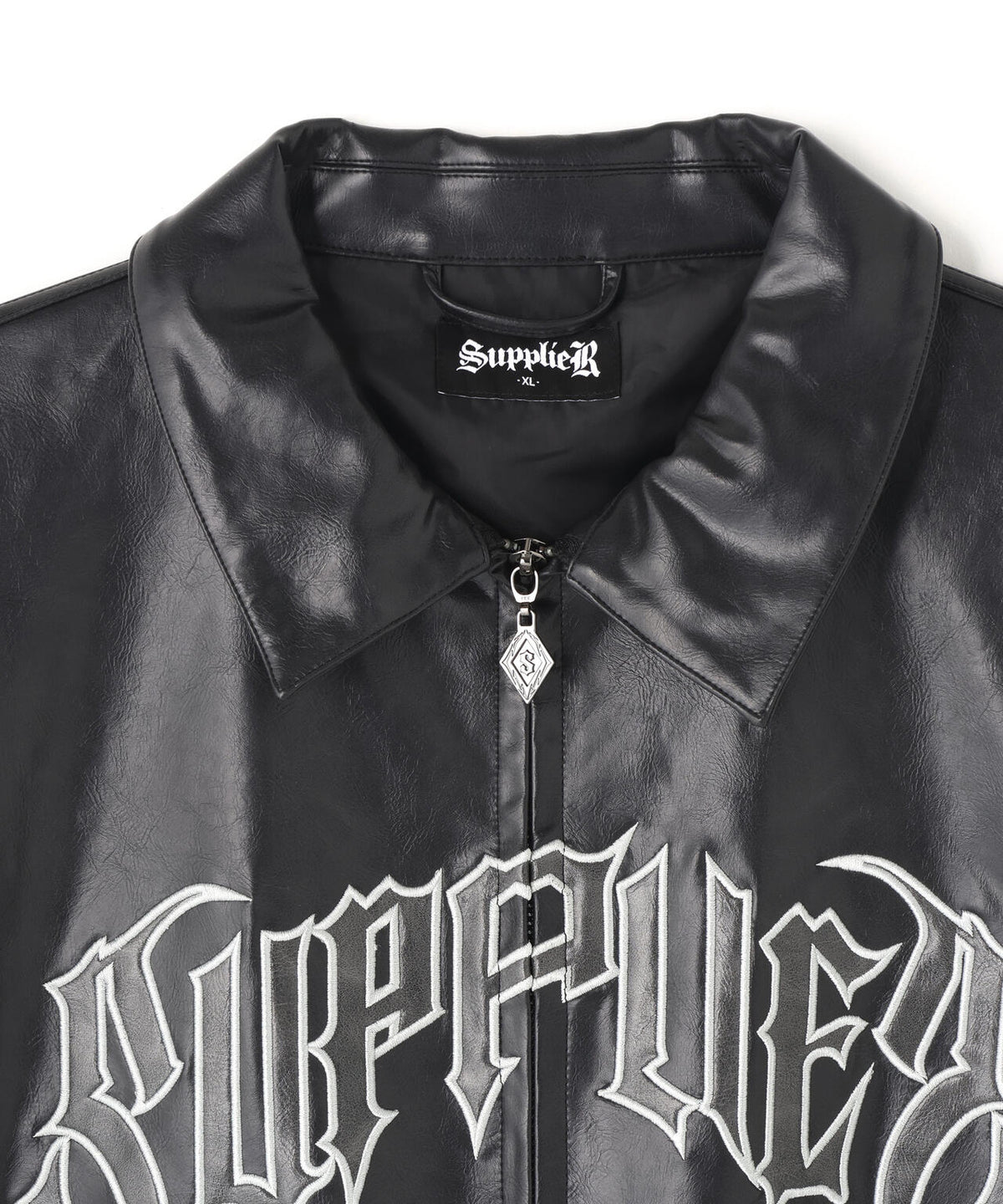 SUPPLIER/サプライヤー/Studded Tribal Faux Leather Jacket