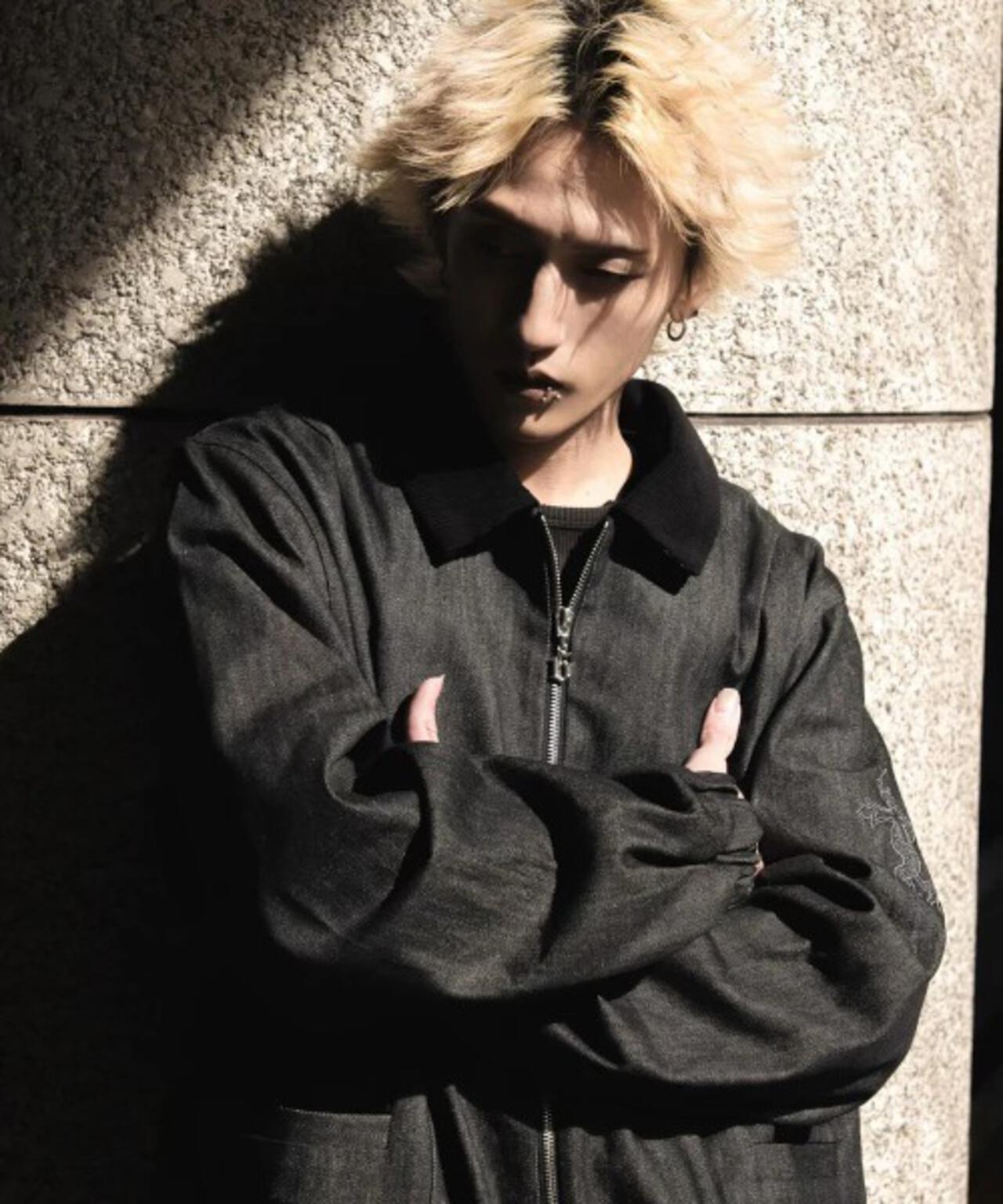 gibous/ギボス/corduroy denim jacket