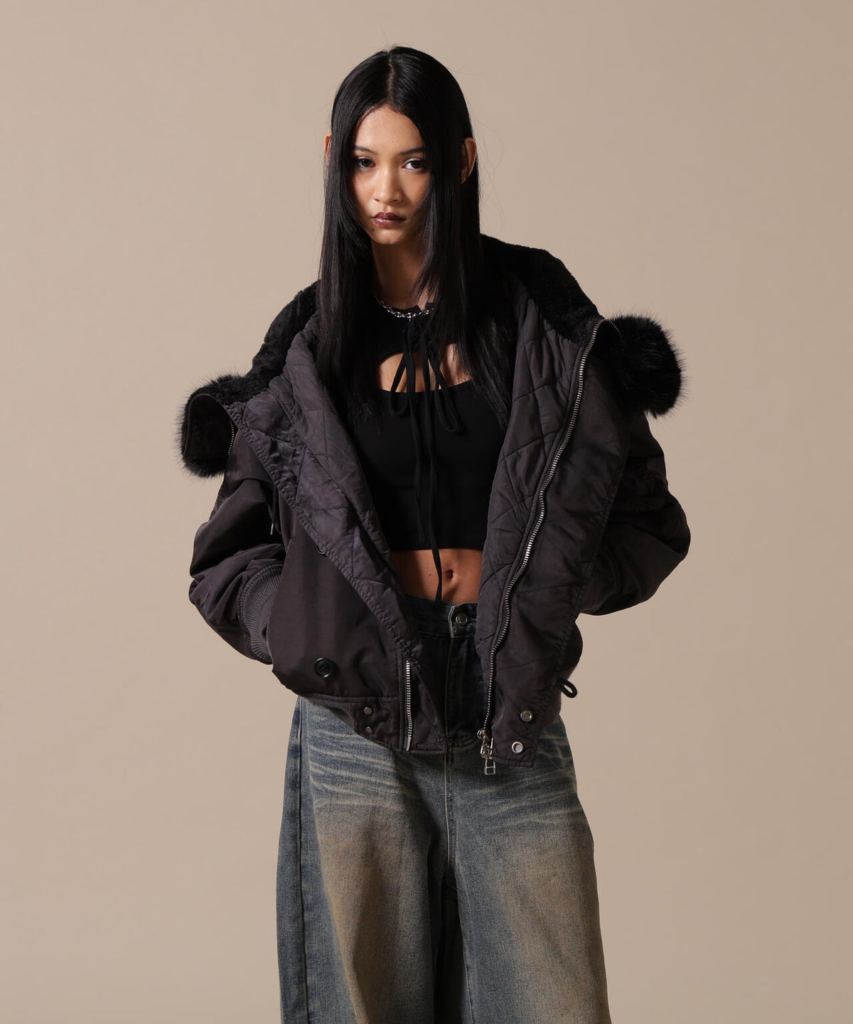 DankeSchon/ダンケシェーン/WOMEN ASUTEX NYLON TWILL N2B
