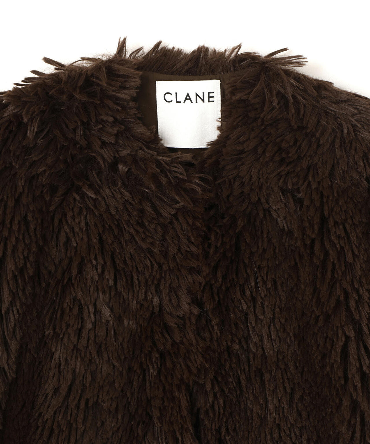 CLANE/クラネ/HALF SLEEVE FAKE FUR JACKET