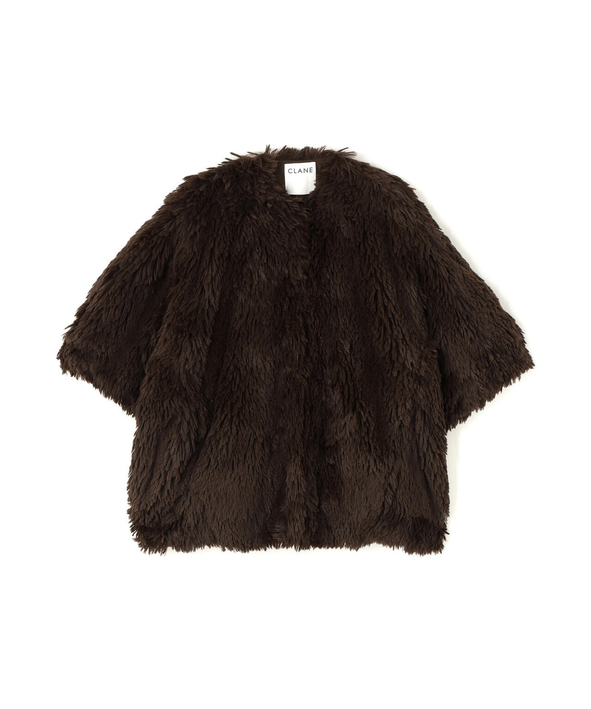 CLANE/クラネ/HALF SLEEVE FAKE FUR JACKET