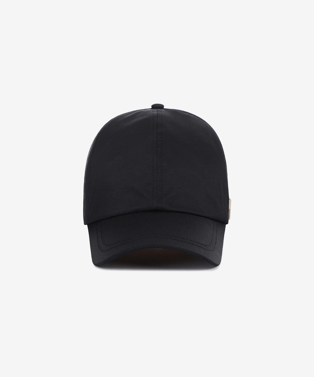 VARZAR/バザール/Stud Logo Nylon Newsboy Ball Cap Black